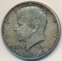 Amerikai Egyesült Államok 1964. 1/2$ Ag "Kennedy" T:2,2- patina USA 1964. 1/2 Dollar Ag "Kennedy" C:XF,VF patina