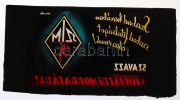 cca 1940 Fekete György budapesti fényképész specialitása a mozikban nagyfilmek előtt vetített álló d...