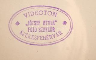 cca 1975 Gábor Sándorné: Akt, feliratozott vintage fotóművészeti alkotás, 39x26 cm