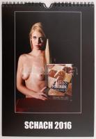 Schach 2016, erotikus sakknaptár a 2016. évre, jó állapotban