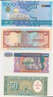 8db klf bankjegy klf országokból, közte Burma, Peru, Türkmenisztán T:I,I-
8pcs of diff banknotes fr...