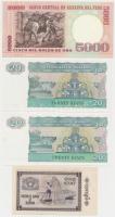 8db klf bankjegy klf országokból, közte Burma, Peru, Türkmenisztán T:I,I-
8pcs of diff banknotes fr...