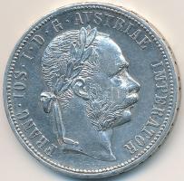 Ausztria 1880. 1Fl Ag "Ferenc József" T:2 Austria 1880. 1 Florin Ag "Franz Joseph" C:XF