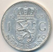 Hollandia 1963. 1G Ag "Julianna" T:2,2-
Netherlands 1963. 1 Gulden Ag "Juliana"...