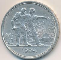 Szovjetunió 1924. 1R Ag T:2,2-
Soviet Union 1924. 1 Ruble Ag C:XF,VF