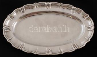 Ezüst (Ag.)ovális tálcácska, 128gr., jelzett, 20x12cm/ Silver (Ag.) Tray oval, 128gr., marked, 20x12...