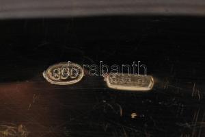 Ezüst (Ag.)ovális tálcácska, 128gr., jelzett, 20x12cm/ Silver (Ag.) Tray oval, 128gr., marked, 20x12...