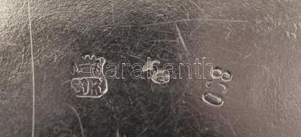 Ezüst (Ag.)áttört kosárka (német), 31r., jelzett, 8x6x4cm/ Silver (Ag.) Pierced basket (German), 31R...