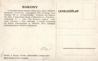 Bakony, MÁV Belföldi Turisztikai reklám (EK)