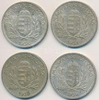 1938-1939. 1P Ag (4x) T:2