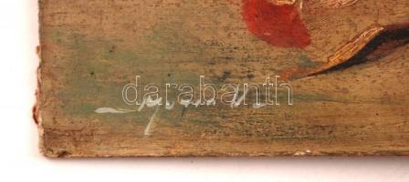 Murin jelzéssel: Virágcsendélet. Olaj, karton, 29×41 cm