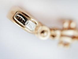 Arany (Au)hegedű függő, 14K, 4,7gr.,jelzett, 3,5cm/ Gold (Au) violon depending, 14K, 4,7gr., marked,...