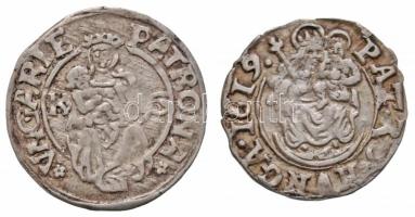 1515K-G Denár Ag "II. Ulászló" (0,54g) + 1619K-B Denár Ag "II. Mátyás" (0,49g) T:2,2- Huszár: 811.,1141., Unger I.: 646.c,II.: 870.