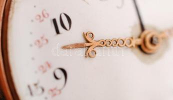 XVIII. sz vége: Ageron A Paris 649 sorszámú arany zsebóra naptár funkcióval. Kulcsos szerkezettel.  ...