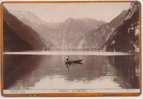 cca 1890 Német keményhátú fotók Säch Schweiz 4 fotó + Königsee / Vintage photos of Königsee and Säch...