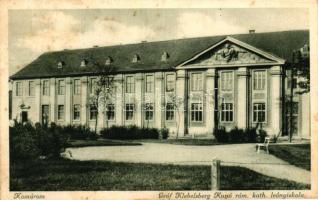 Komárom, Gróf Klebelsberg Kunó római katolikus leányiskola / Roman Catholic girl school (Rb)