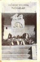 Nógrád, Hősök szobra (ázott / wet damage)