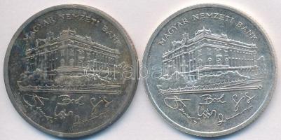 1992. 200Ft Ag "MNB" (2x) T:2,2-