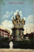 Pozsony, Mária Terézia szobor, Savoy szálló / statue, hotel