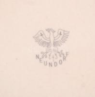 Neundorf modern porcelán éjjeliedény, matricás, jelzett, nagyon apró kopásnyomokkal, d: 24 cm