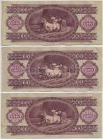 1957. 100Ft (3x) T:III fo