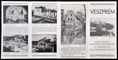 cca 1940 Veszprém, Ideális kiránduló-, nyaralóhely, turistaközpont a Bakony és Balatonvidék között, ...