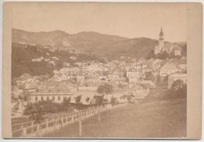 cca 1880 Körmöcbánya kemányhátú fotó / Cremnitz photo. Julius Franciscy 17x11 cm