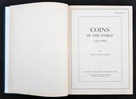 W.D. Craig: Coins of The World 1750-1850. Racine, Wisconsin, USA. cop. 1971. használt állapotban