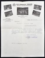 1931 gróf Somssich Tihamér borgazdaság képes reklámos levélpapír