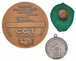 Ausztria 1868. "Festhalle - Harmadik Német Szövetségi Lövészet Bécsben 1868" fém emlékérem...