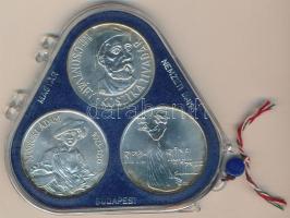 1977. 200Ft Ag 3xklf "Festők II. / Mányoki, Rippl-Rónai, Csontváry" sor, eredeti plombált ...