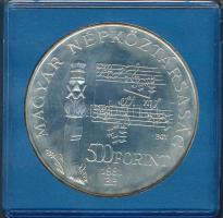 1981. 500Ft Ag "Bartók Béla" MNB tokban T:BU