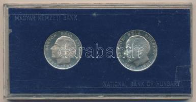 1961. 25Ft Ag + 50Ft Ag "Bartók Béla" pár eredeti MNB plasztiktokban T:P