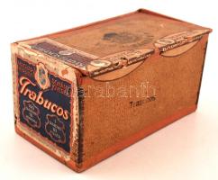 Trabucos pipadohány, fa doboz,kopott állapotban, 22x11x12cm / Trabuco tobacco, wood box, 22x11x12cm