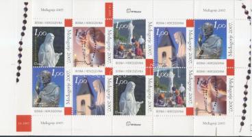 Mary apparitions stamp booklet Mária jelenések bélyegfüzet