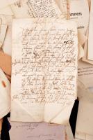 cca 1600-1900 Óriási okmány és nyomtatvány hagyaték tétel. Korai levelek az 1600-as évektől, egy rés...