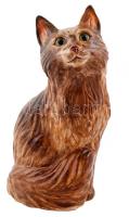 Hazaváró kerámia macska, jelzés nélkül, hibátlan, m: 26,5 cm
