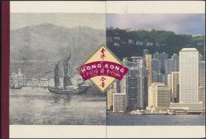 Hongkong múltja és jelene bélyegfüzet benne &quot;Hong Kong Classics Series&quot; No.7-No.9 blokk, Hongkong stampbooklet &quot;Hong Kong Classics Series&quot; No.7-No.9 block