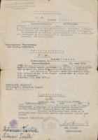 1945 A Szövetségközi Ellenőrzőbizottság magyar nemzetiségű tagjának háromnyelvű igazolványa