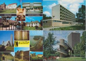 282 db MODERN vegyes képeslap; magyar és külföldi városképes lapok és motívumlapok / 282 modern mixed postcards; Hungarian and foreign town-view postcards and motive cards