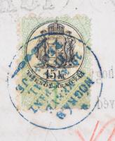 1868 Balassagyarmat, a Nógrád megyei honvédegylet igazolása Pletrik Mihály főhadnagy részére 1848-18...