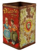 Droste Harlem Cocoa illusztrált fémdoboz, fedél nélkül, 14x8x8cm