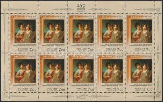 Festmény kisív sor Painting minisheet set