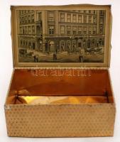 Kugler Henrik Cs. és Kir. udvari Czukrászda, fémdoboz kissé viseltes állapotban, 24x16x9cm