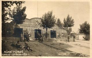 Budapest III. Római fürdő, Hattyú csónakház, photo