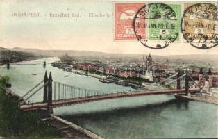 Budapest Erzsébet híd (fa)