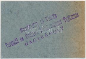 DN 50f "Nagykároly és Vidéke Termelő és Értékesítő Szövetkezet Tejüzeme" T:I-