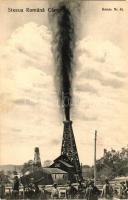 Campina, Steaua Romana, Sonda Nr. 45. / oil works, eruption
