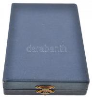 1989. "MVSZ (Magyar Vívó Szövetség) 1914-1989" Br és fém plakett eredeti tokban (110x65mm)...