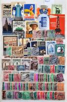 cca 1900 Német kiállítási levélzáró és postabélyeg gyűjtemény berakólapon  / German poster stamps